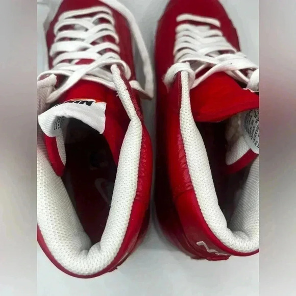 Nike Blazer Mid High Premium Game Red 2016‎ 429988-604 leather mens 9.5 - Picture 6 of 10